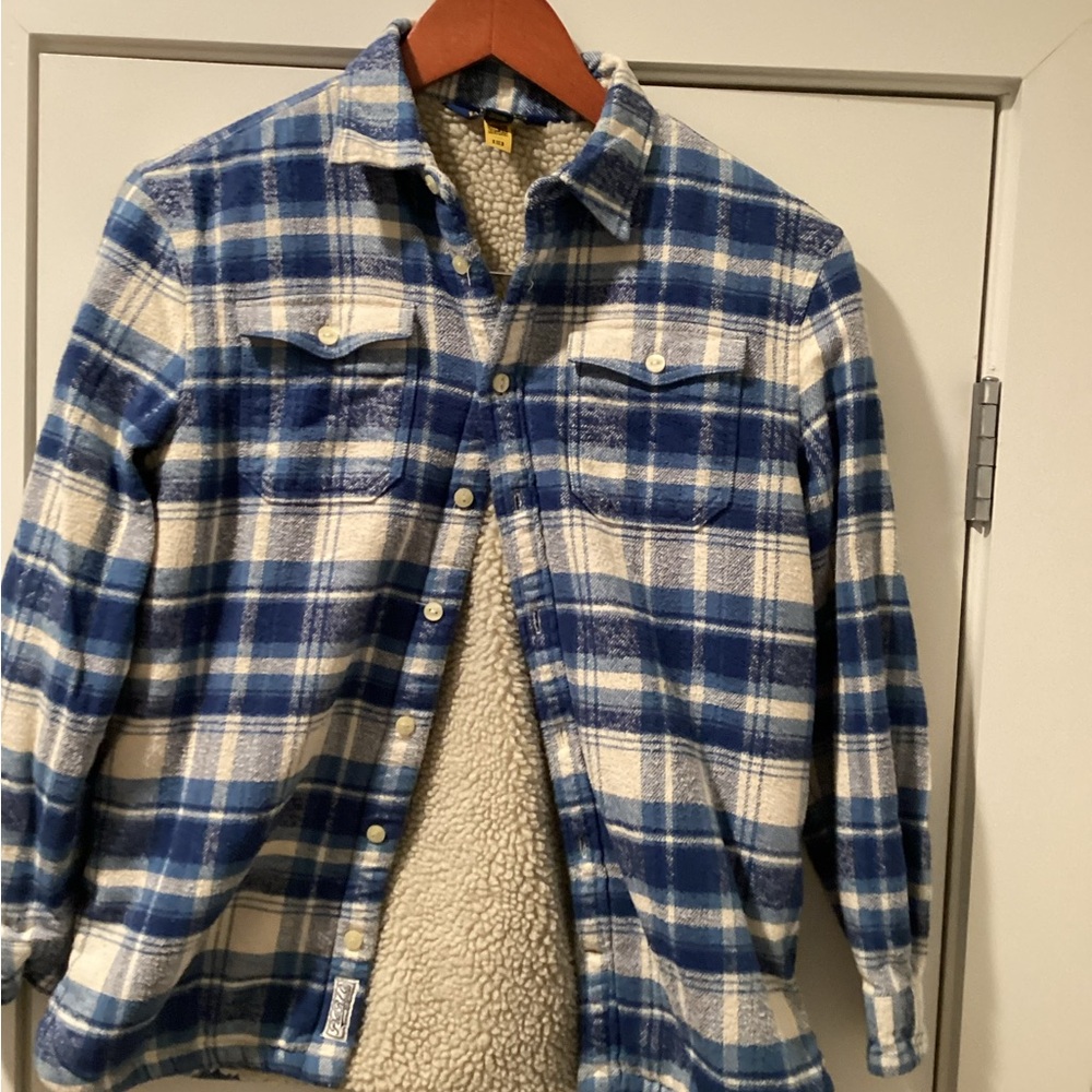 Polo by Ralph Lauren Blue and Cream Checkered Jacket